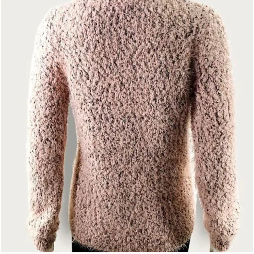 Harper Canyon Girls Sweater XL Pink Fuzzy Sparkle Eyelash Knit Pullover 14/16 - Picture 3 of 7